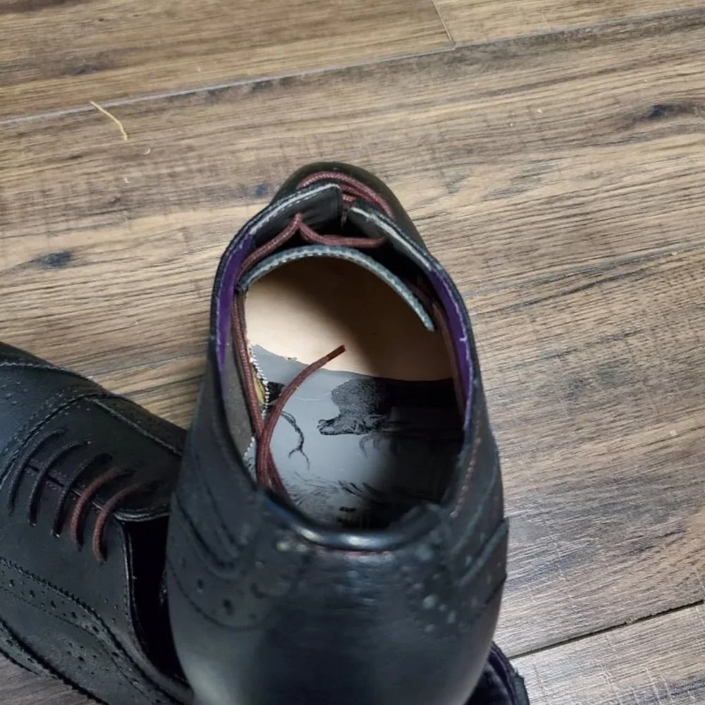 Ted Baker Black 'Cirek' Smart Lace Up Brogue
